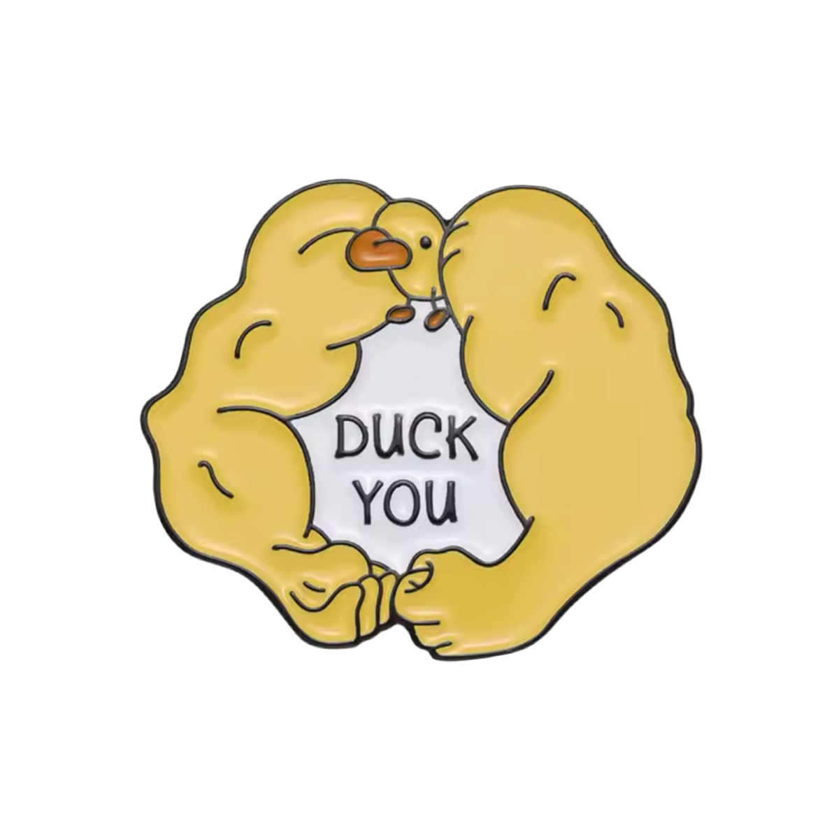 Big Arm Yellow Duck Pin "Duck You"