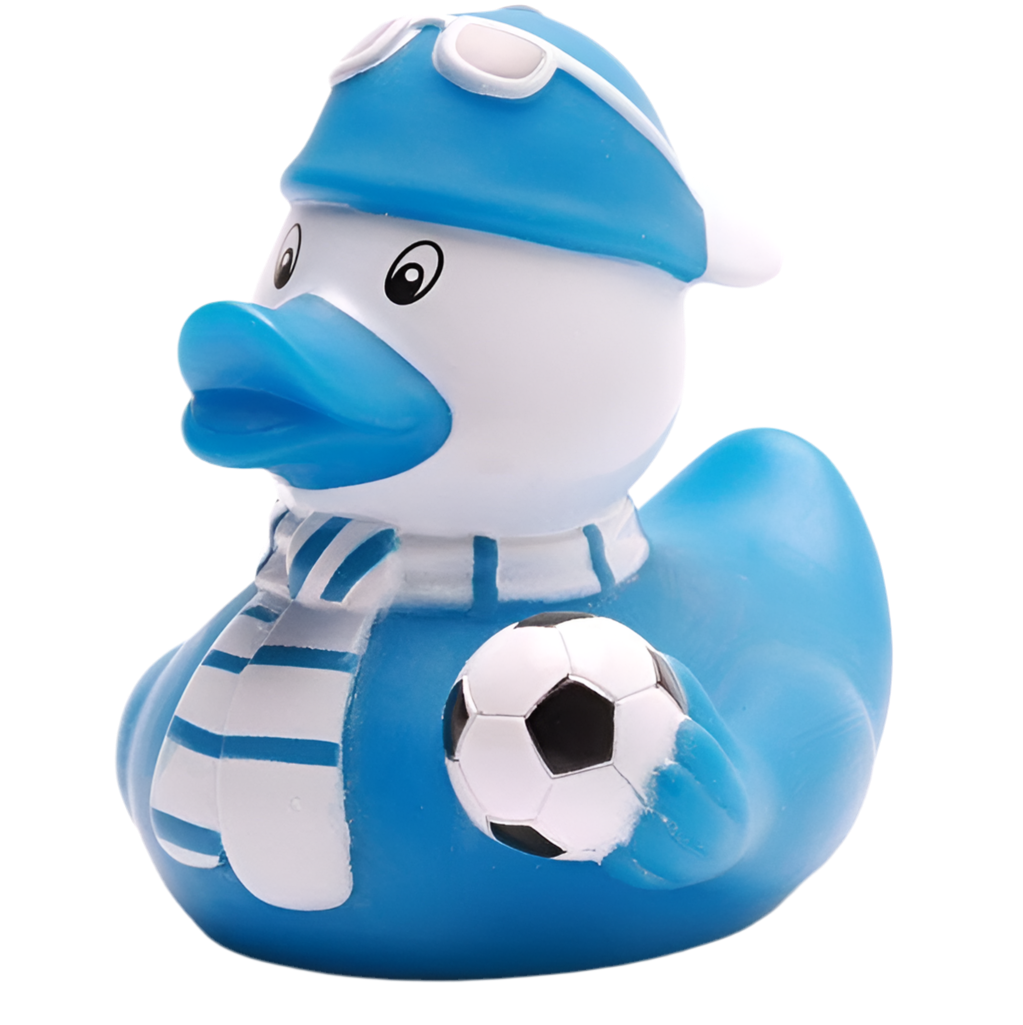 Canard Supporter de Football Bleu