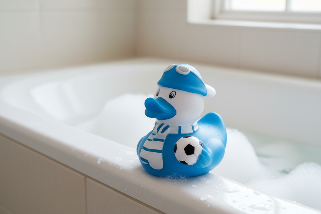 Canard Supporter de Football Bleu