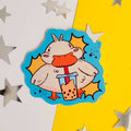 Boba Duck Sticker