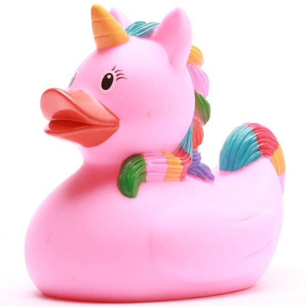 Pink Rainbow Unicorn Duck