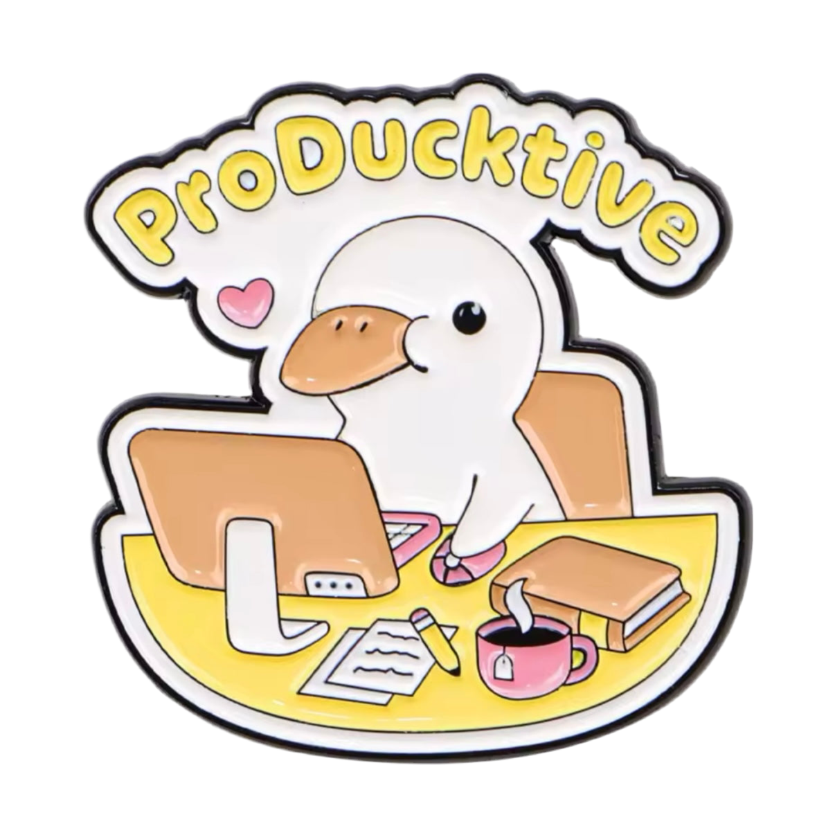 Pin's Canard Blanc "ProDucktive"