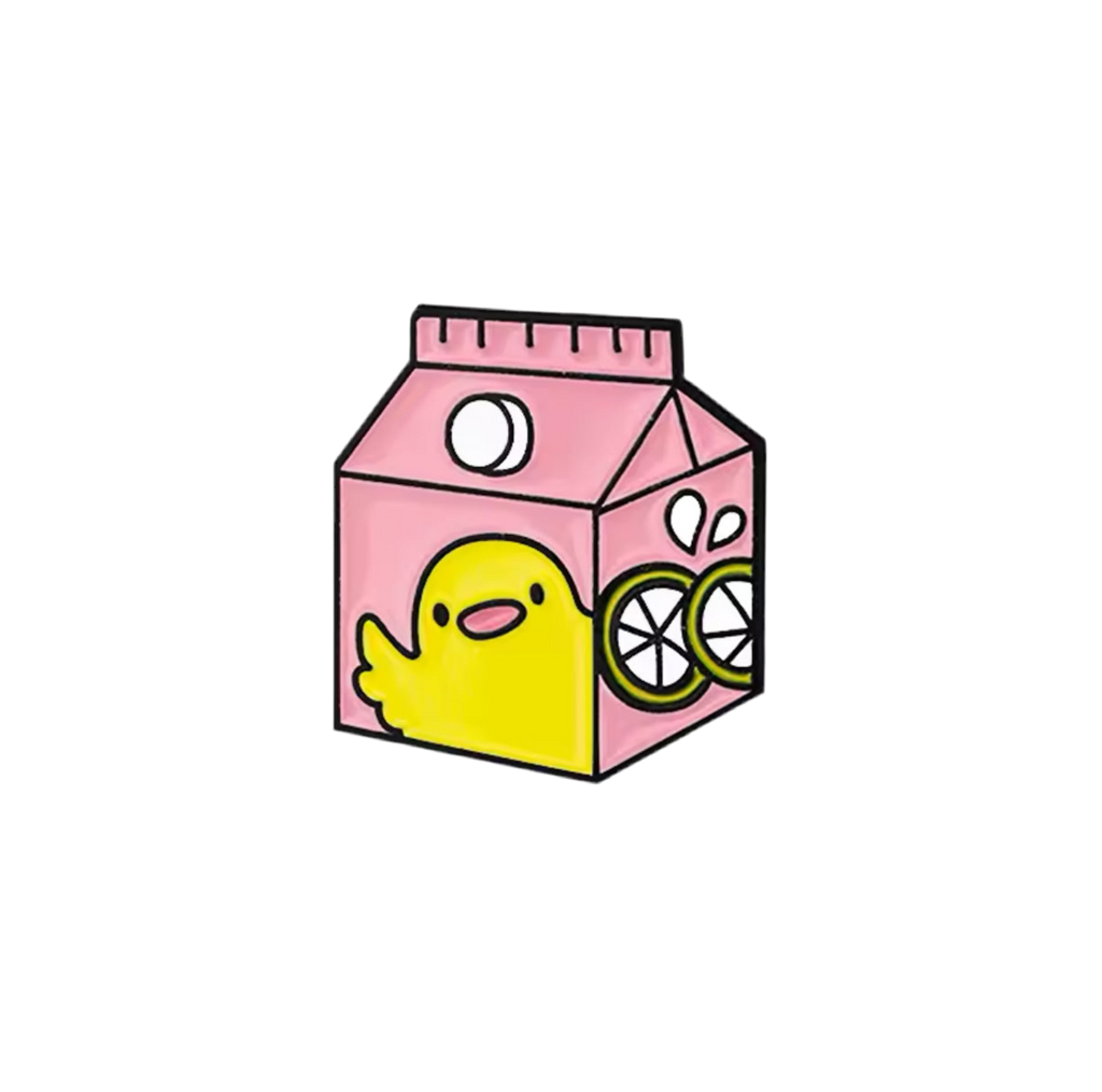 Orangensaft-Enten-Button