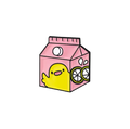 Orangensaft-Enten-Button