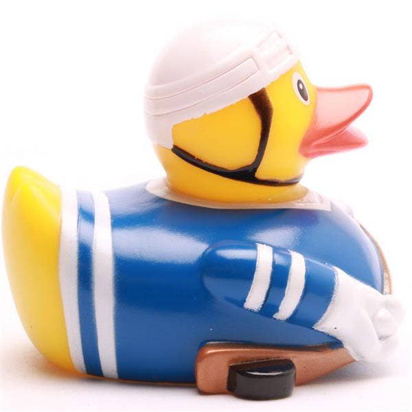 Blue Ice Hockey Duck
