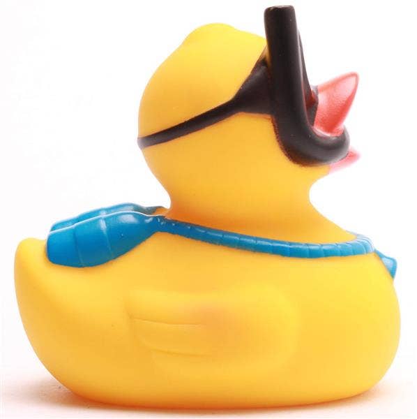 Diving Duck with Oxygen Tank
