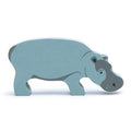 Figurine en Bois Animal De Safari - Hippo