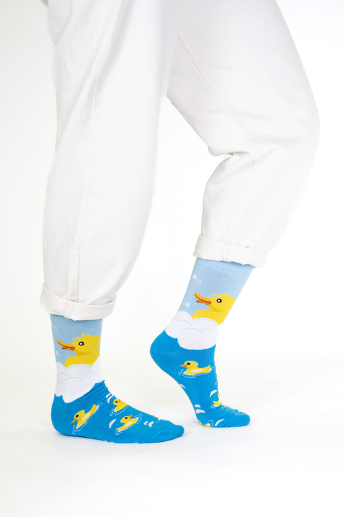 Duck Socks in the Bath