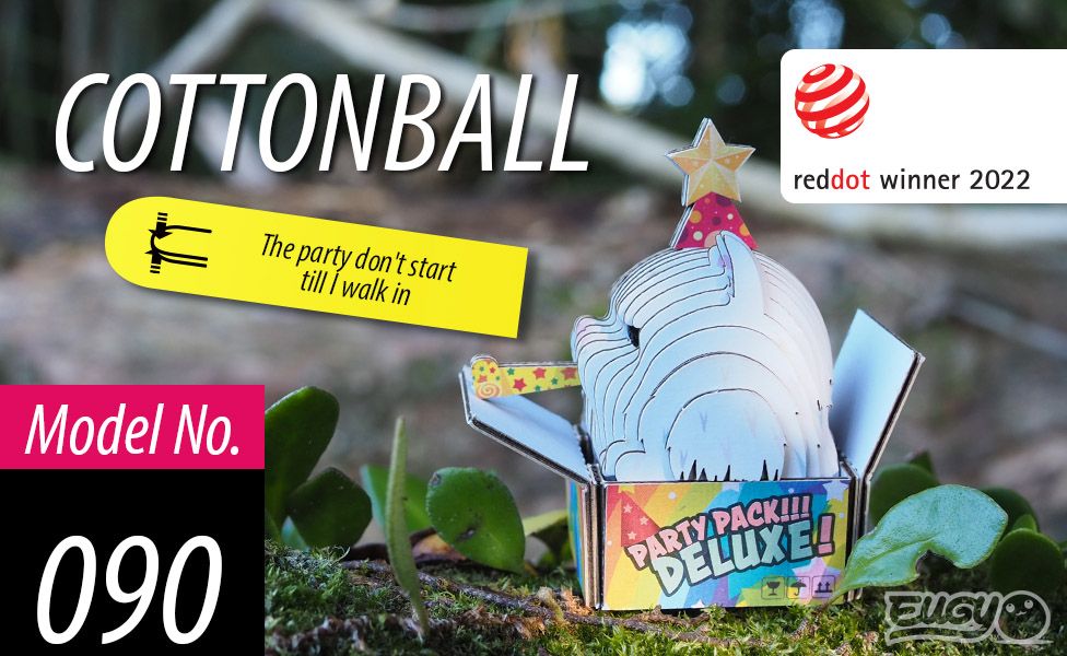 EUGY 3D - Chat Cottonball