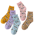 Chaussettes Vaches & Fleurs Pastel