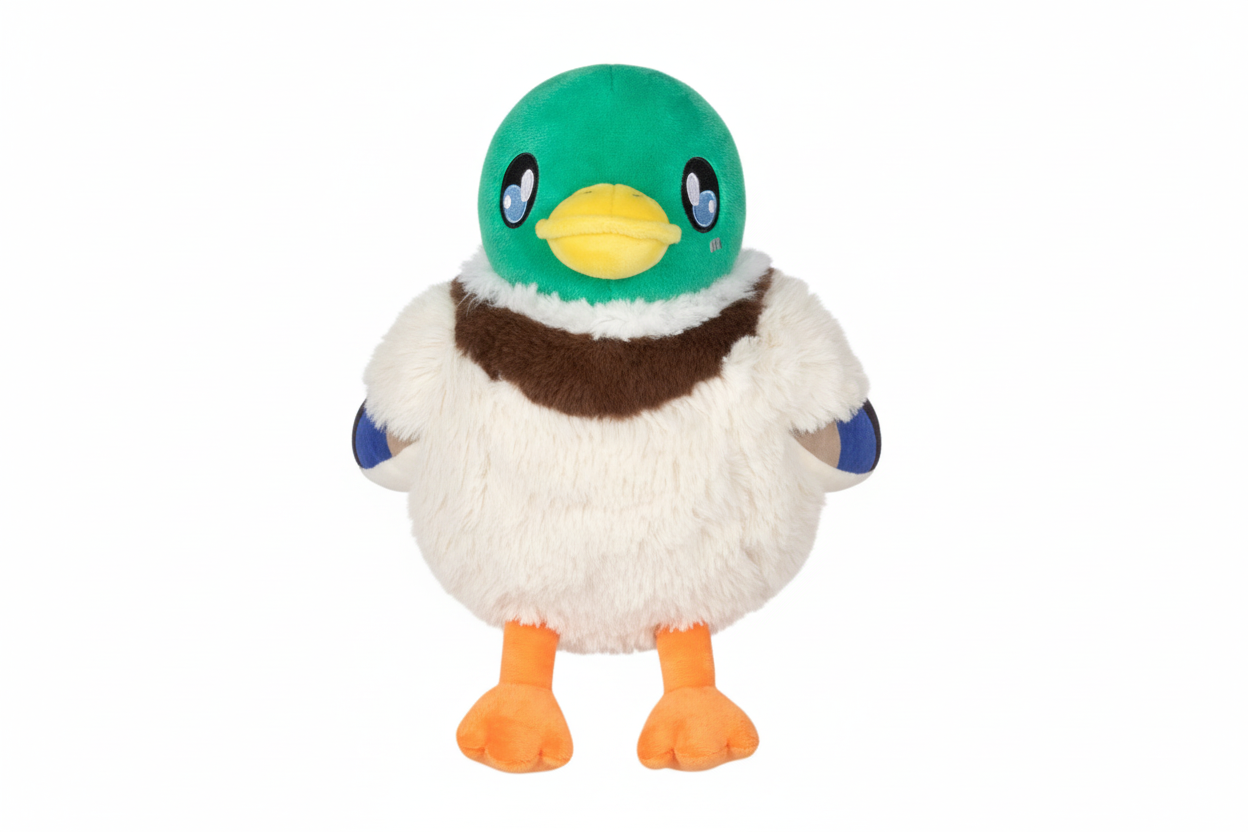 Mini Squishable Plush Mallard Duck