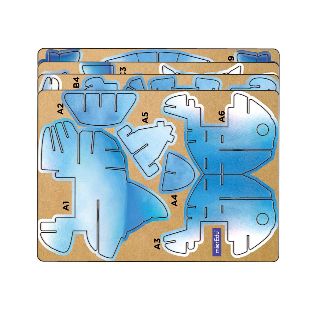 Puzzle 3D Construction - Dauphin