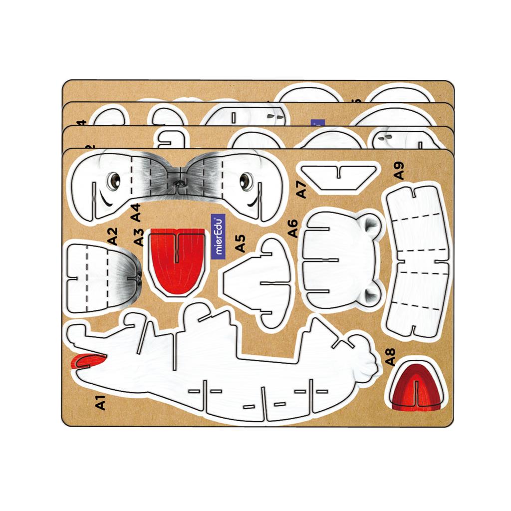 Puzzle 3D Construction - Ours Polaire