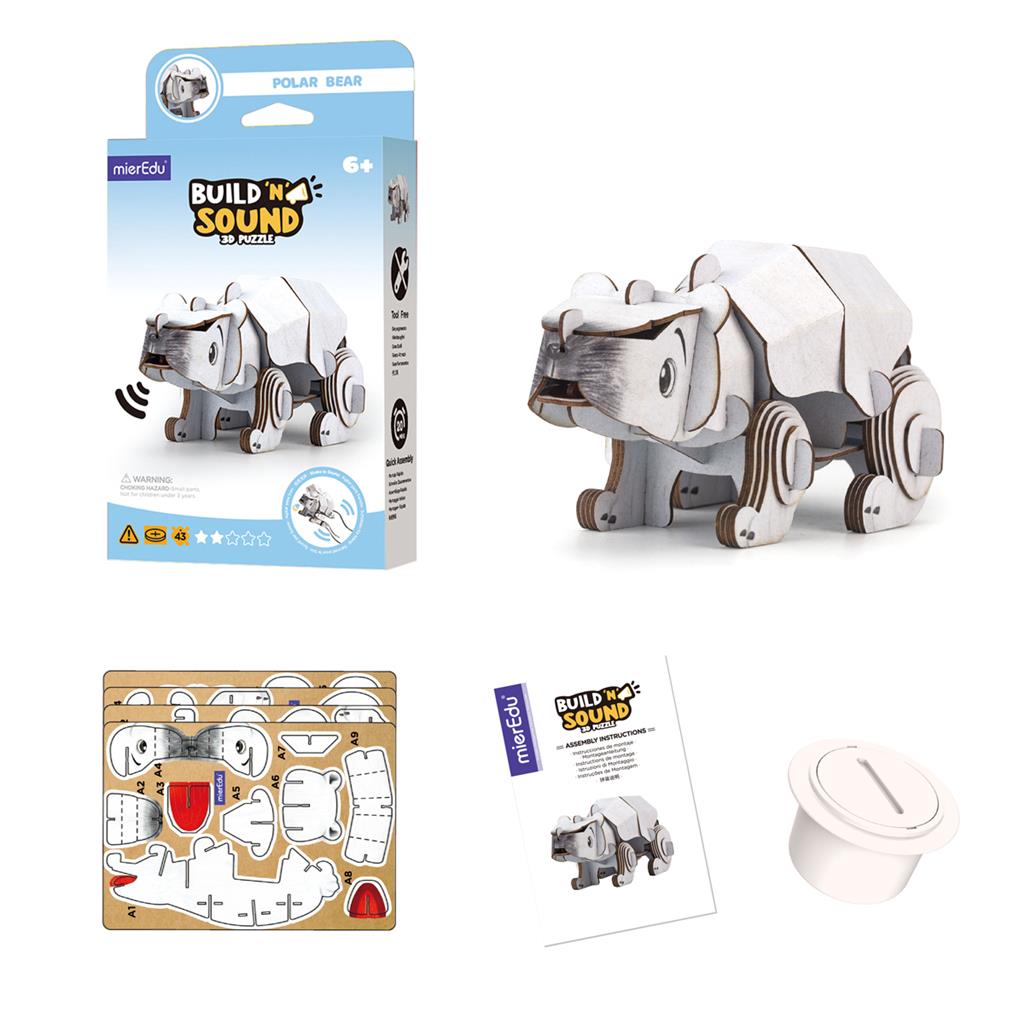 Puzzle 3D Construction - Ours Polaire