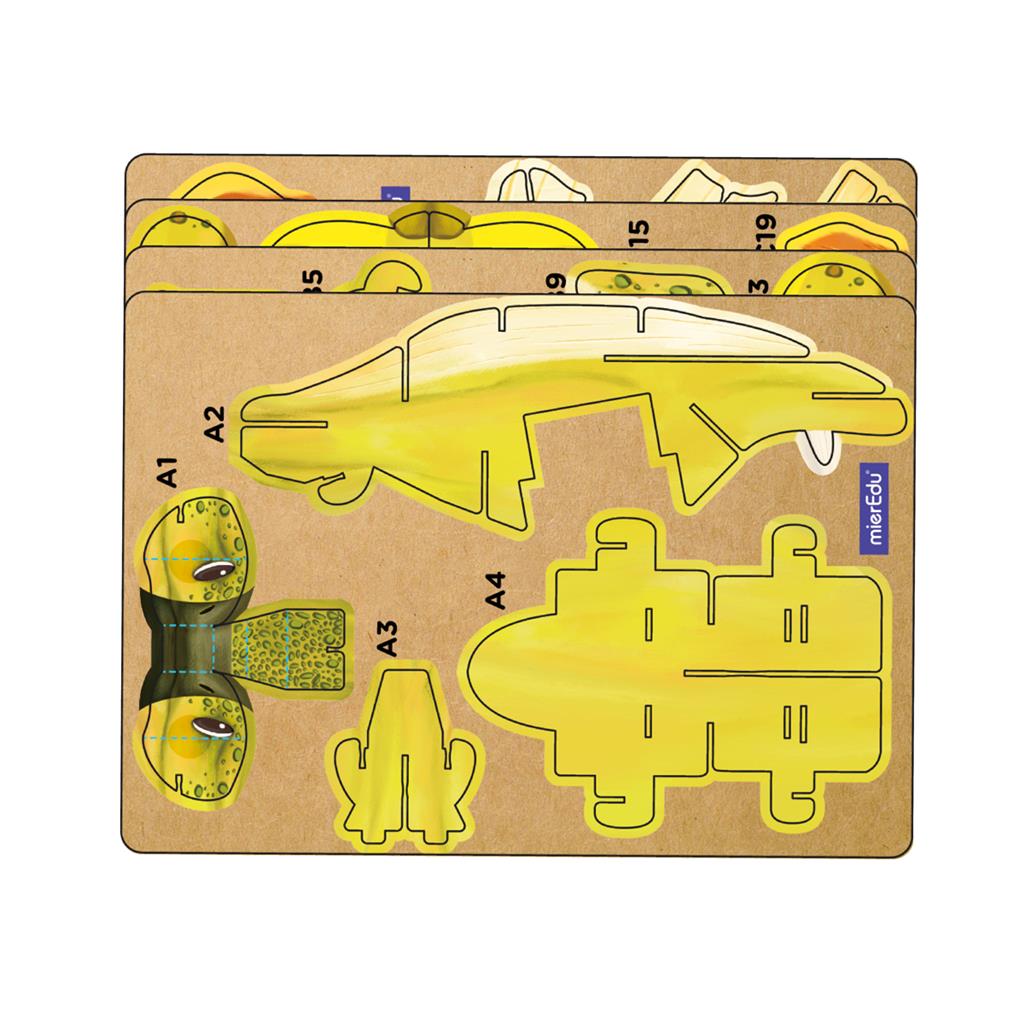 Puzzle 3D Construction - Stégosaure