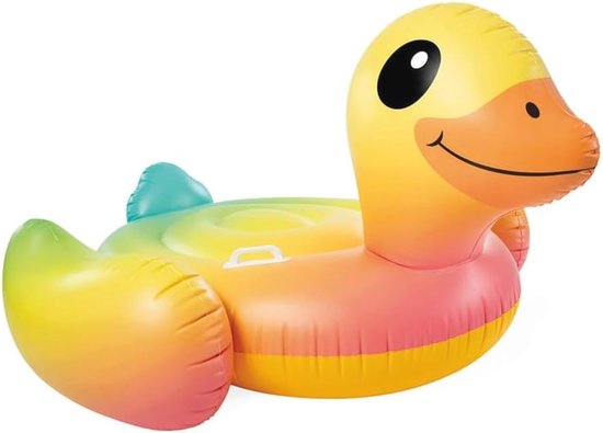Rainbow Duck Inflatable Float