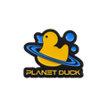 Pin's Canard Jaune "Planet Duck"