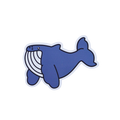 Autocollant baleine à bosse