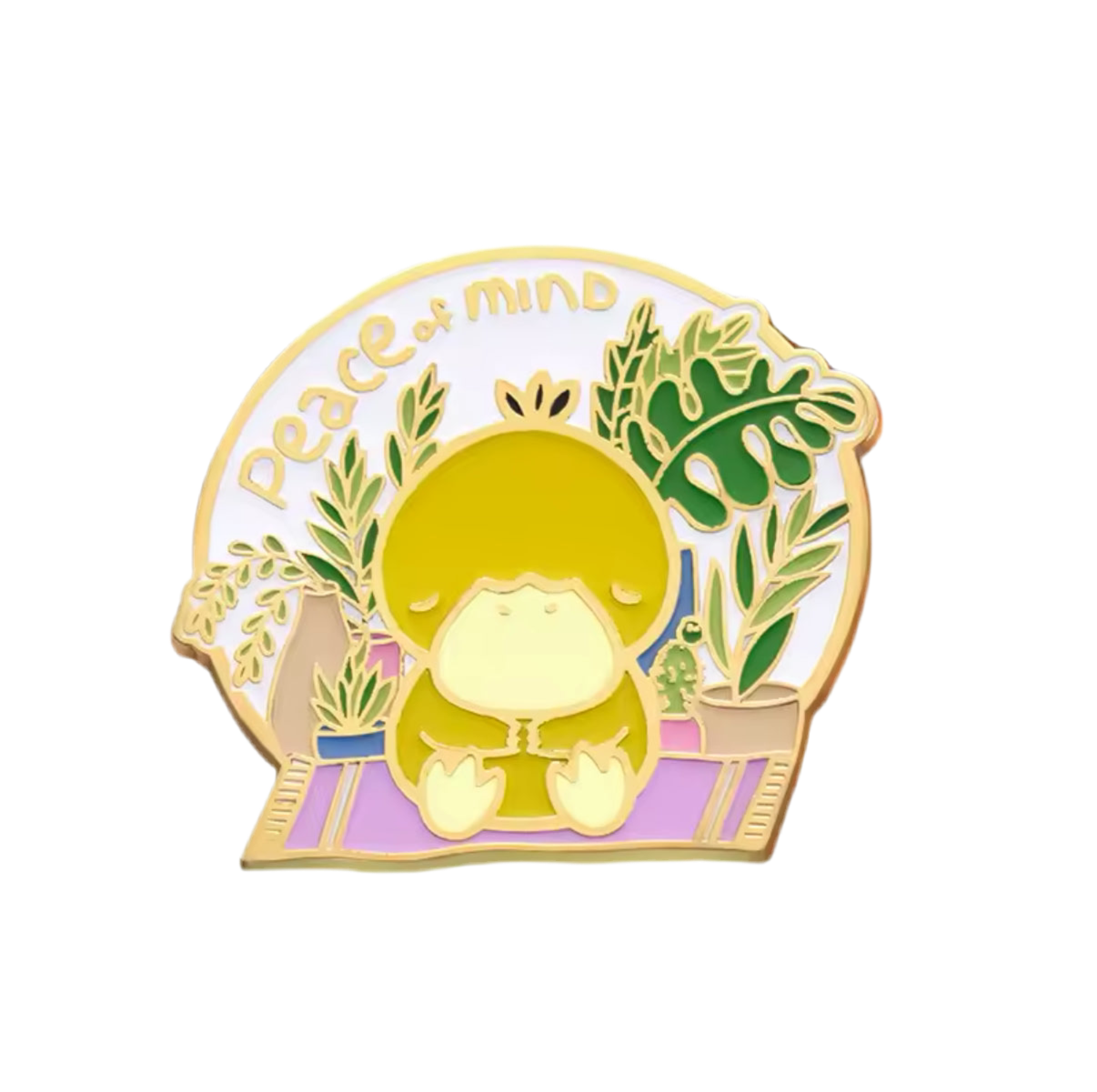 pins canard jaune peace of mind