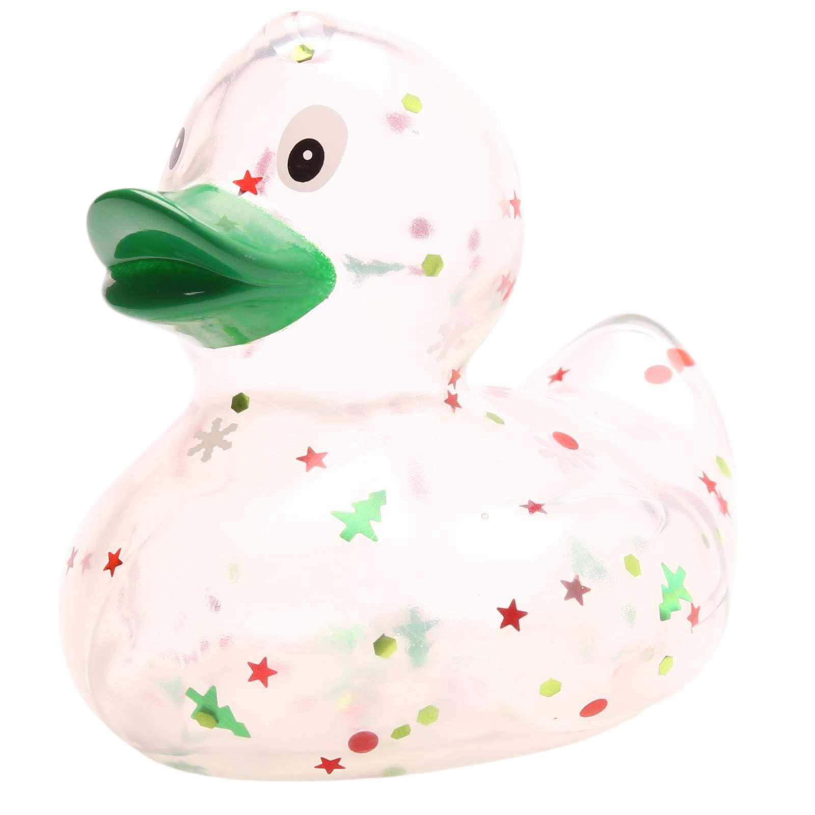 canard classique a paillettes de noel vert