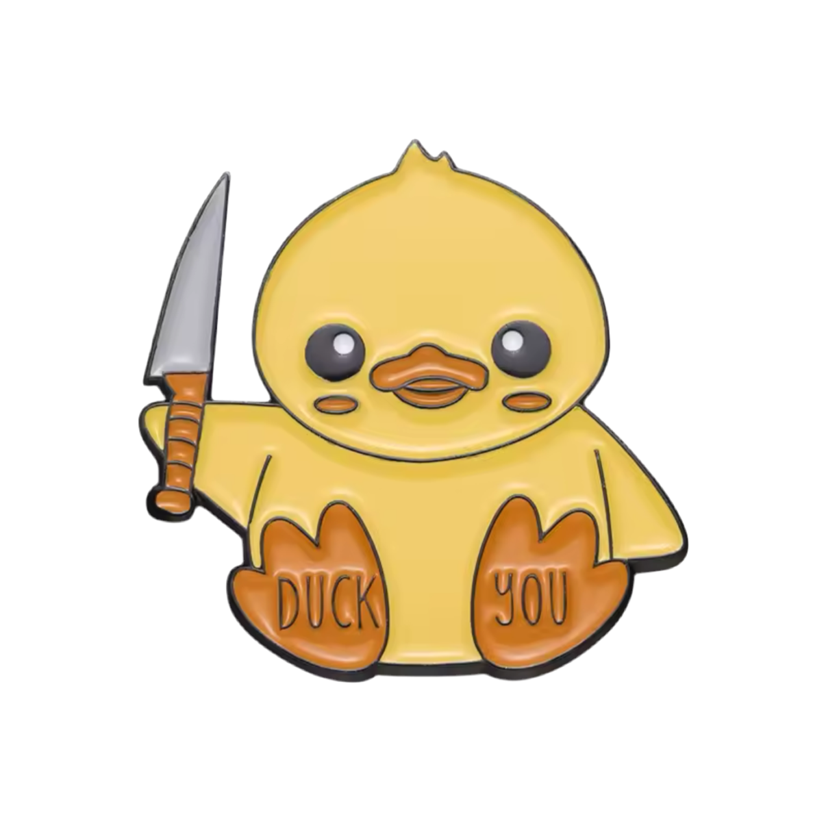 Pin's Canard Jaune "Duck You"