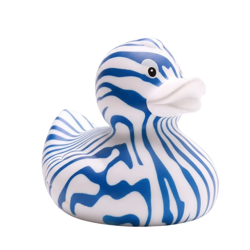 Canard Zèbre - Bleu