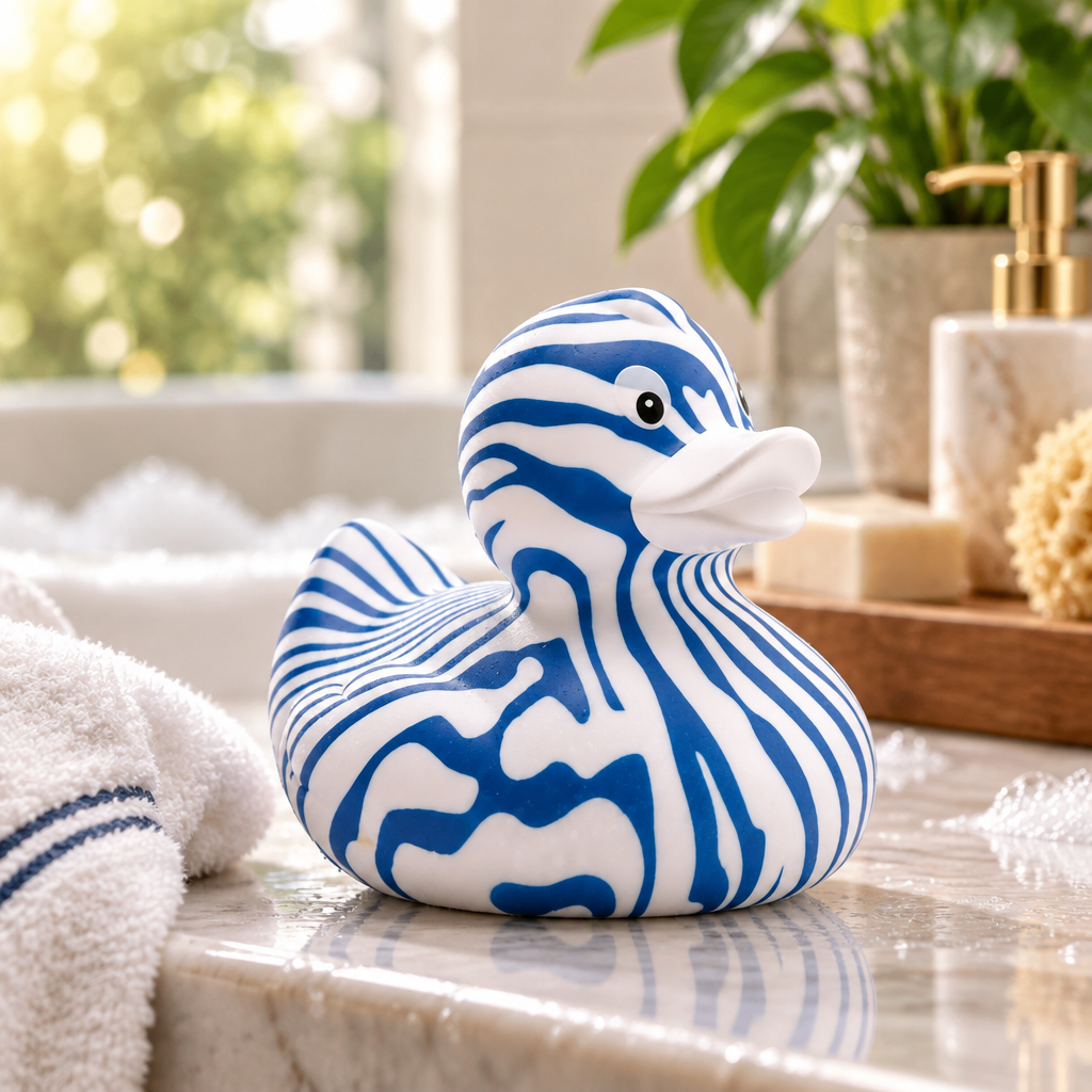 Zebra Duck - Blue