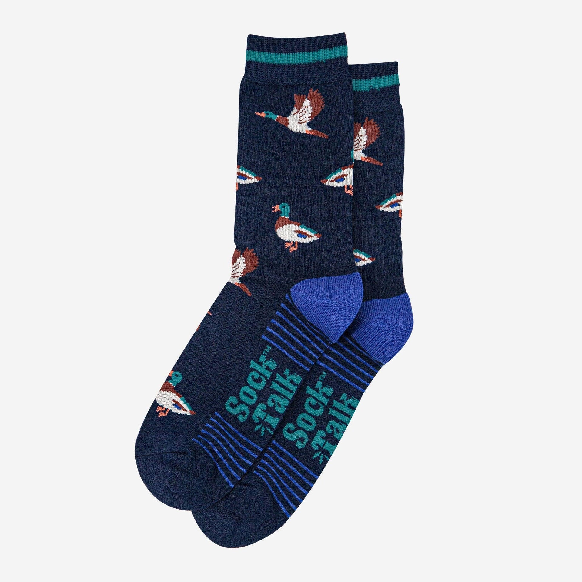 Dunkelblaue Socken Stockenten