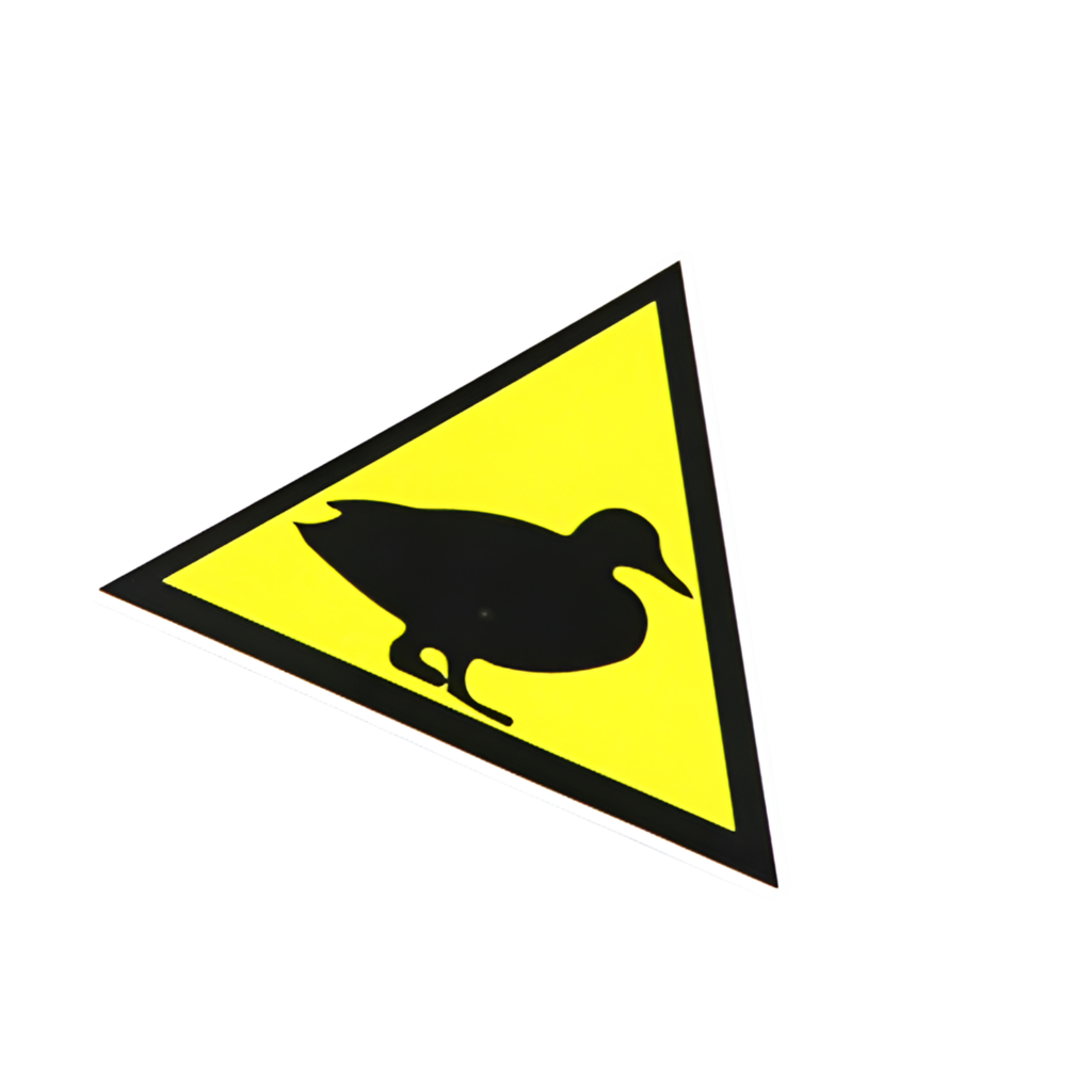 Sticker Duck Attention