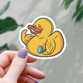 Bodybuilder Duck Sticker