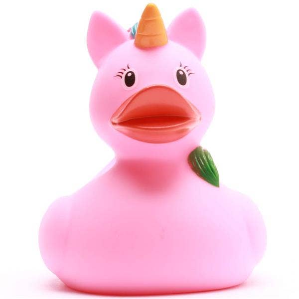 Canard Licorne Rose Arc en ciel