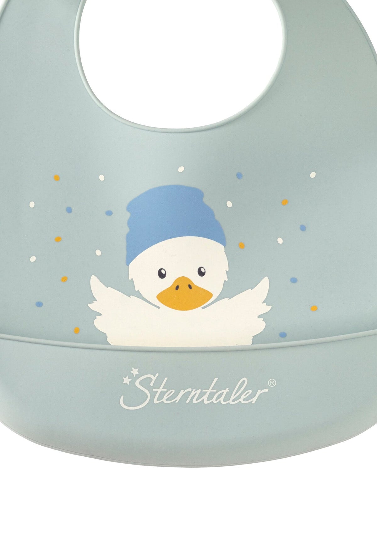Bavoir en silicone Canard Edda – vue 4