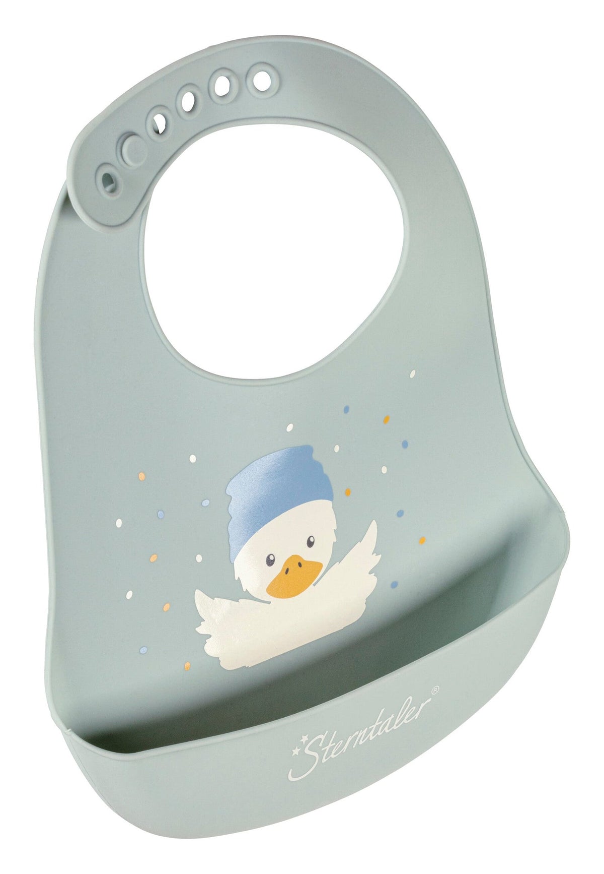Bavoir en silicone Canard Edda – vue 5
