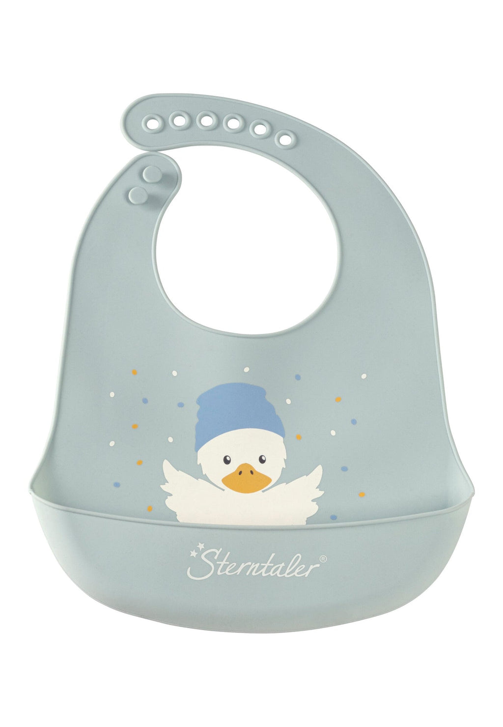 Bavoir en silicone Canard Edda