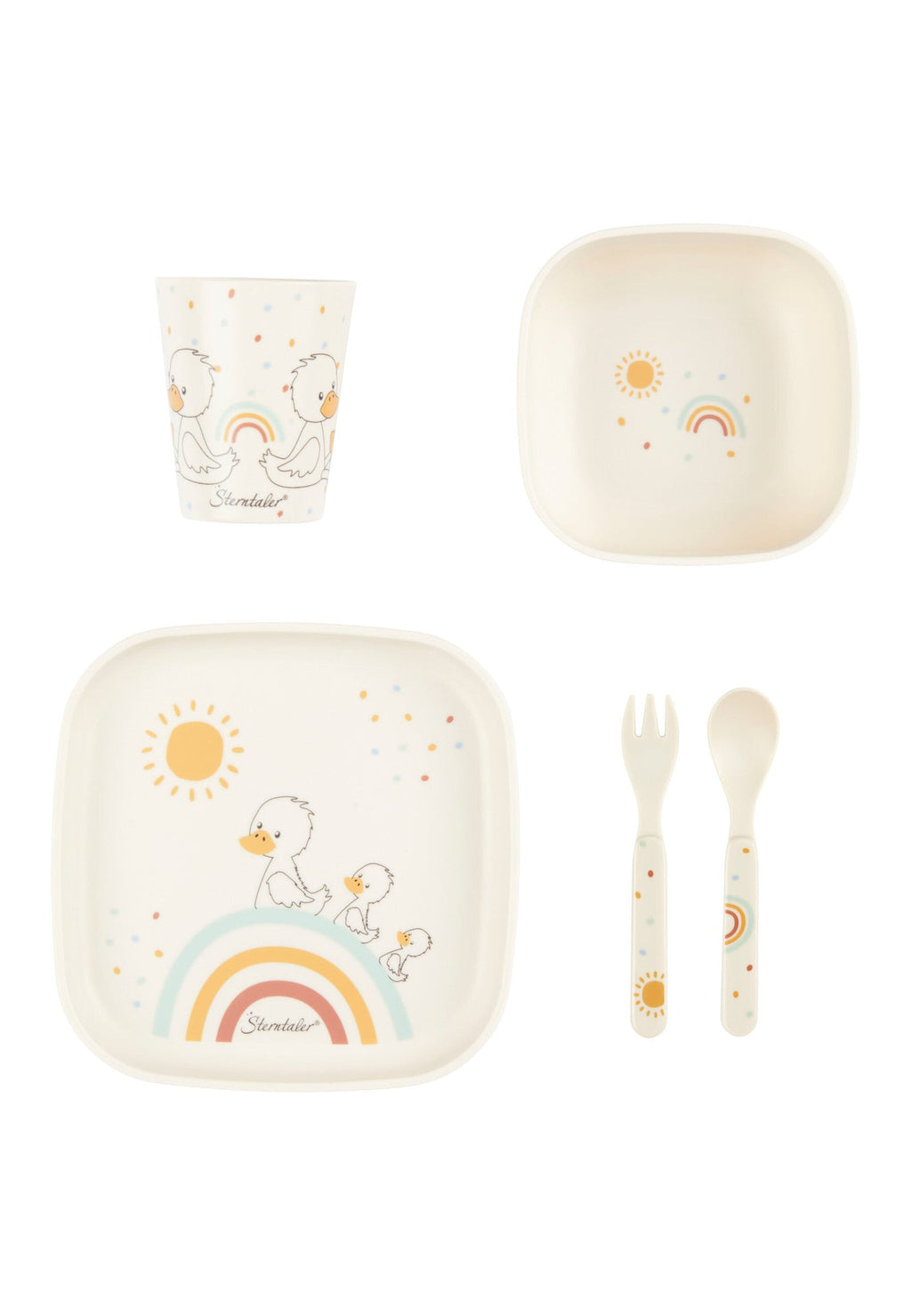 Coffret repas enfant Canard Edda - 5 pièces