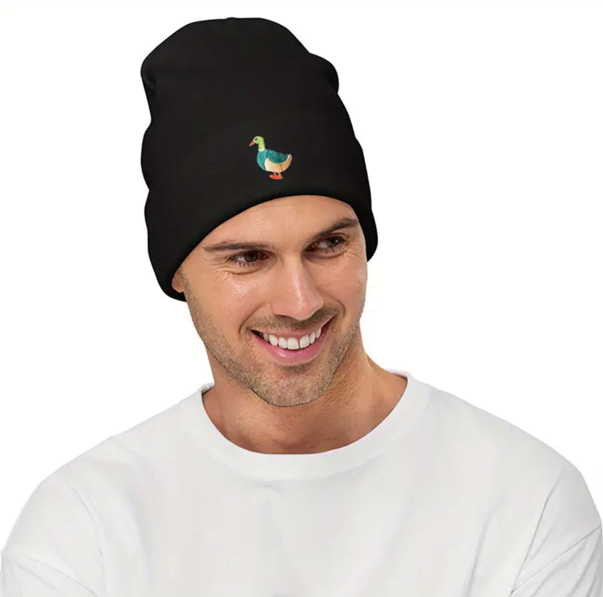 Bonnet Canard Colvert Brodé
