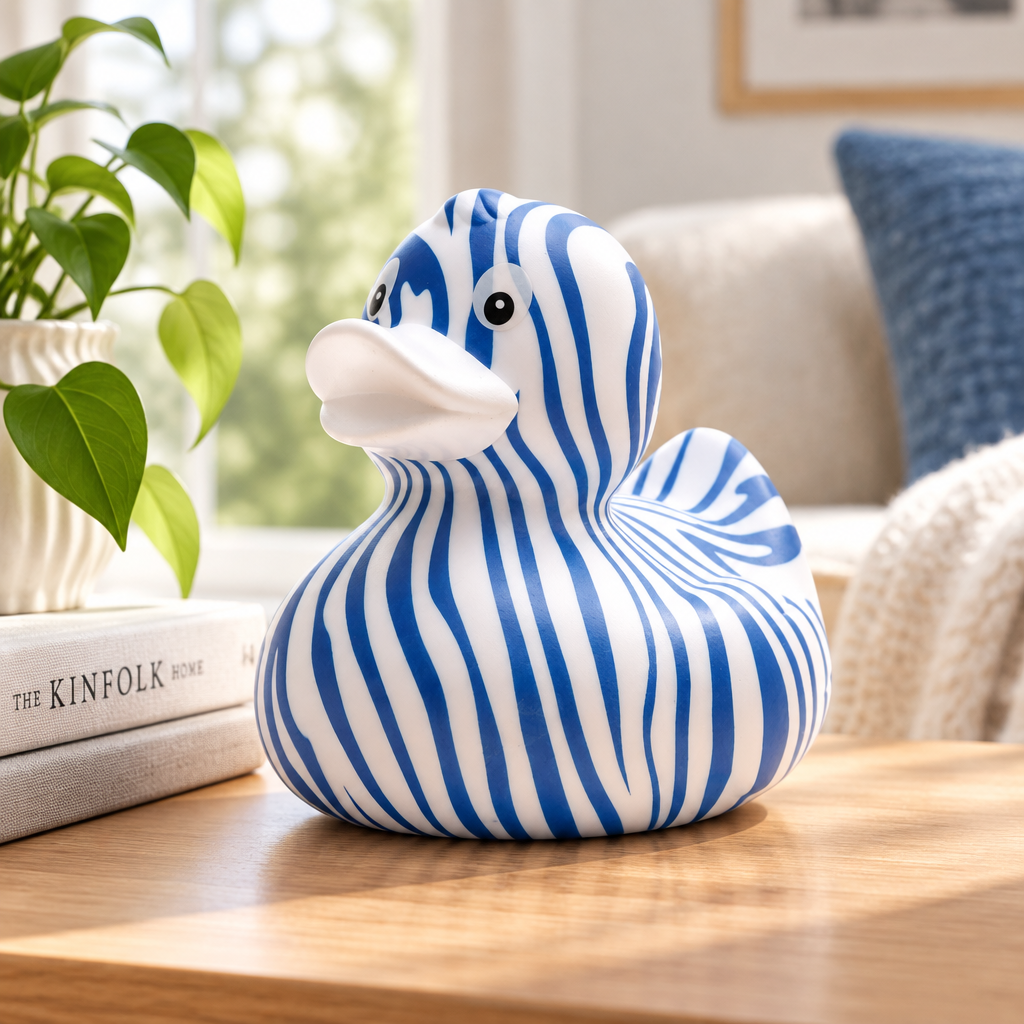 Zebra Duck - Blue