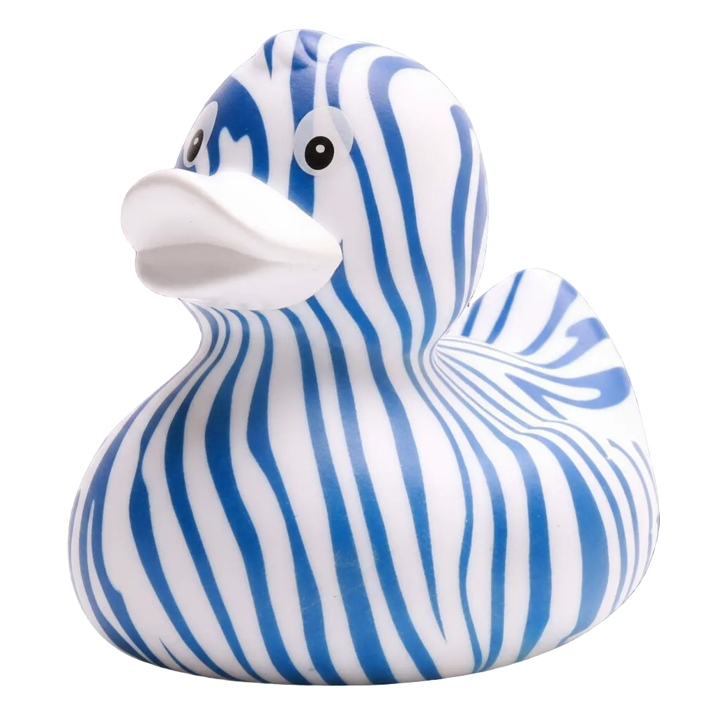 Canard Zèbre - Bleu
