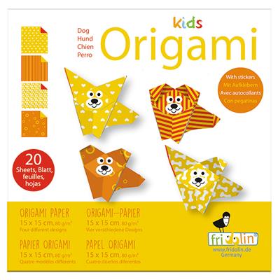 Kinder Origami - Hund