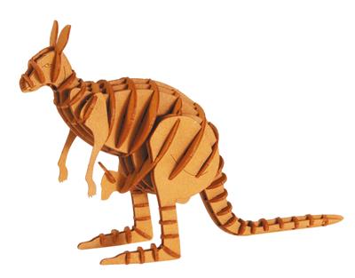 Modèle En Papier 3D - Kangourou