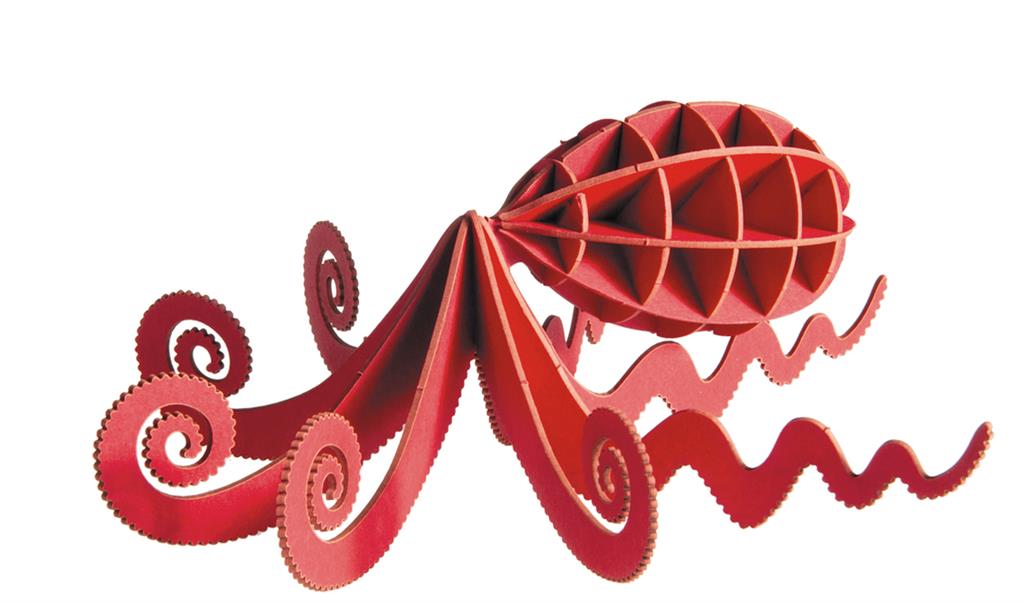 Modèle En Papier 3D - Poulpe