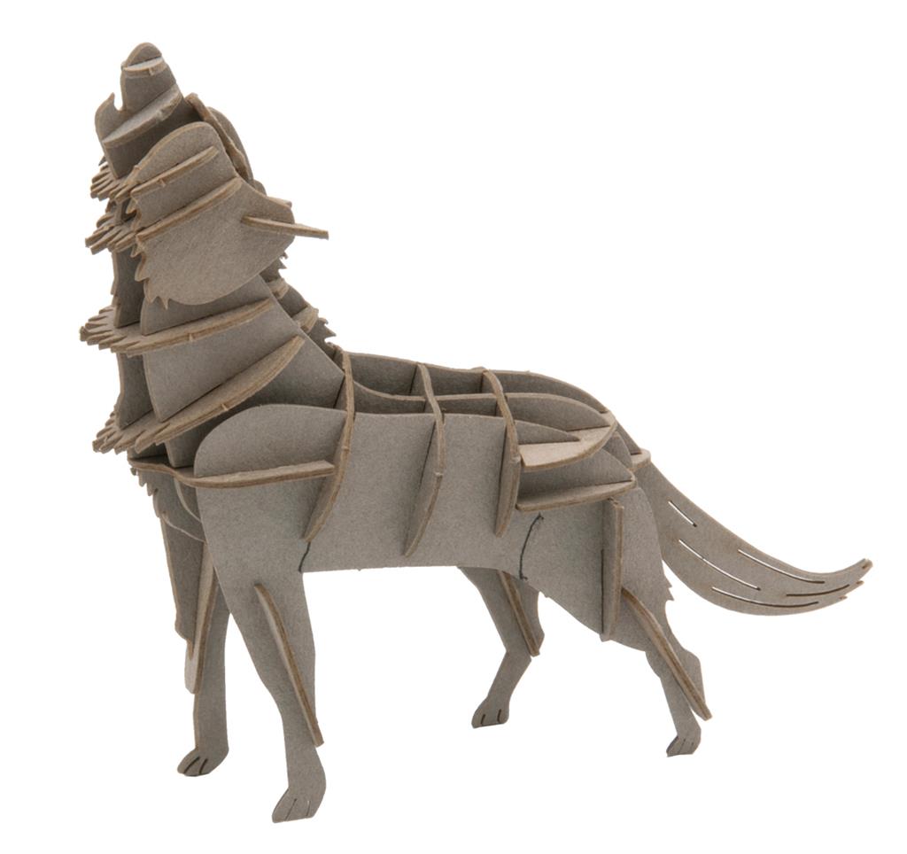 Modèle En Papier 3D - Loup