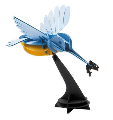 Modèle En Papier 3D - Martin-pêcheur