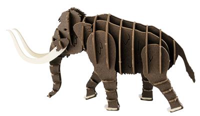 Modèle En Papier 3D - Mammouth