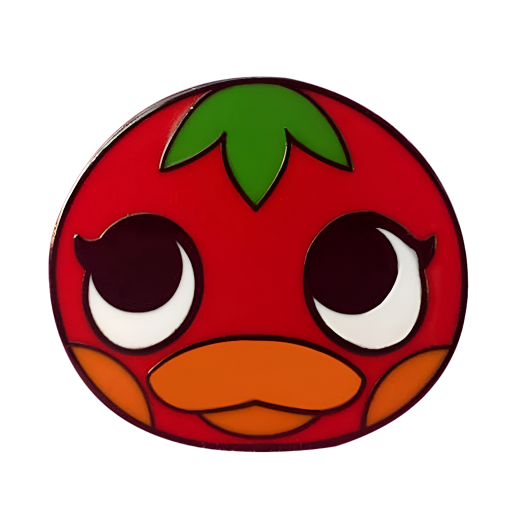 Duck and Tomato Pin