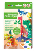 Wasserfarben-Dinosaurier