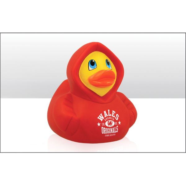 Wales Duck Hoodie - Rot