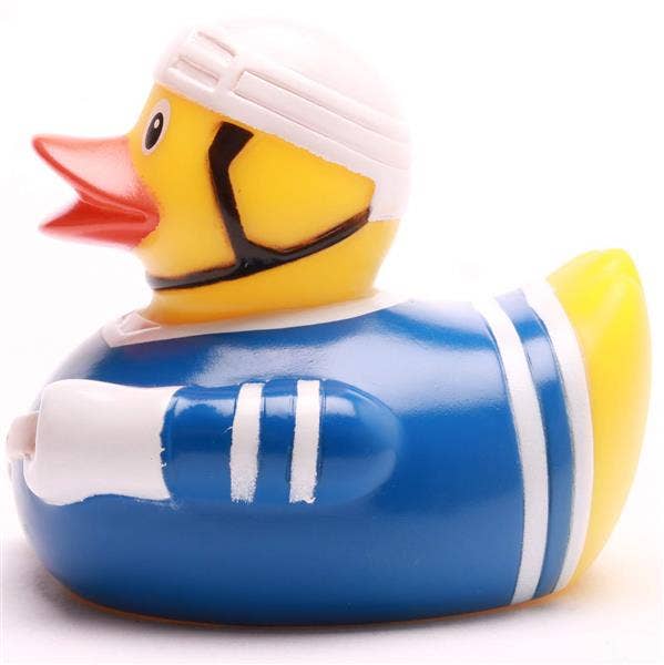 Blue Ice Hockey Duck