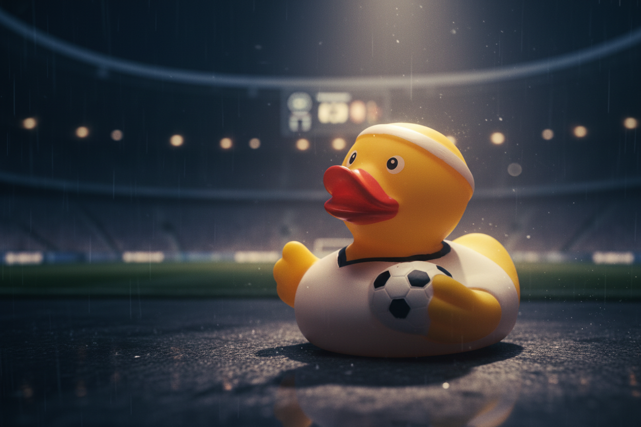 Canard Footballeur Blanc