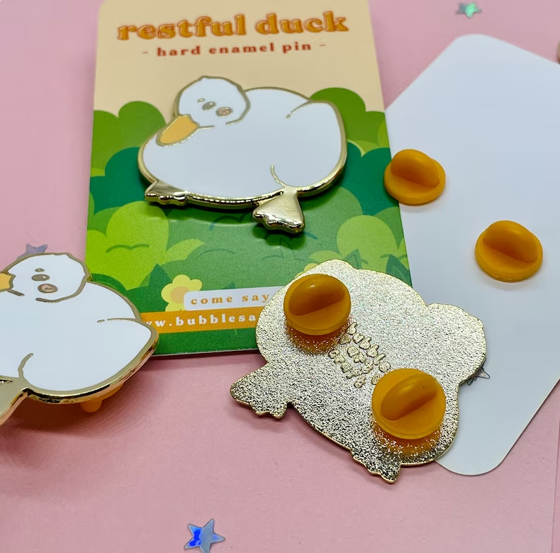 Ruhende Ente Button